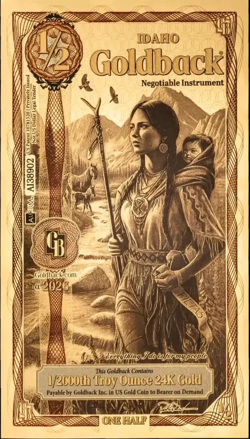 1/2 Idaho Goldback