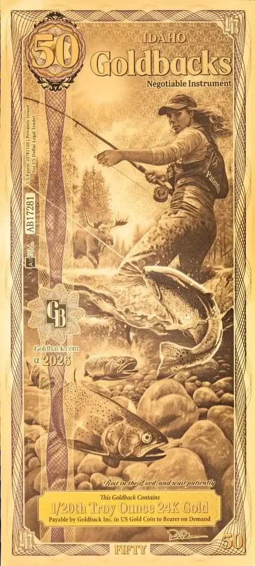 50 Idaho Goldbacks